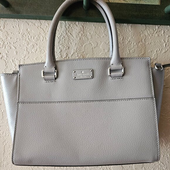 New Kate Spade Taupe Satchel - Picture 1 of 5